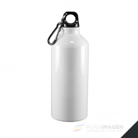 Botella deportiva de aluminio blanca - Hoppy