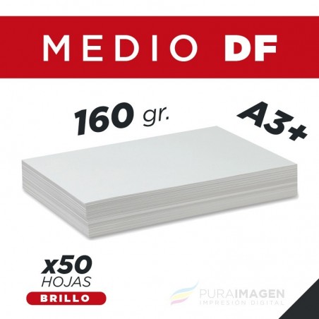Papel Foto - 160 gr. Brillo DF A3+ (x50) Papel Foto - 160 gr. Brillo DF A3+ (x50)