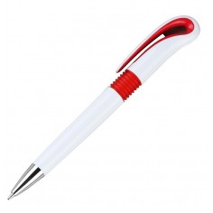 Pack de 50 Bolígrafos Plásticos Swan Rojo / Tinta Azul