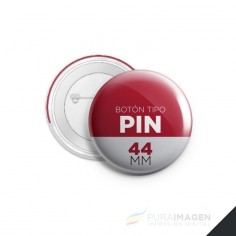 Prendedor 44 mm (Pack 50 unid.) - Tipo Botón/Pin