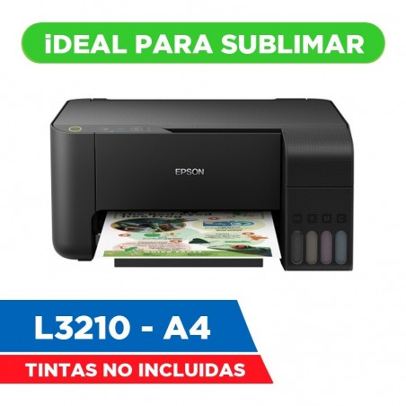 Impresora Epson L3210 - A4 - TINTAS NO INCLUIDAS Impresora Epson L3210 - A4 - TINTAS NO INCLUIDAS
