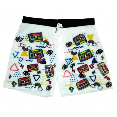 Boxer de adulto blanco 100% poliester con...