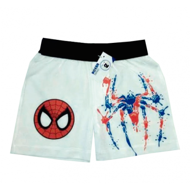 Boxer de niño blanco 100% poliester con...
