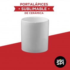 Portalápices de cerámica Nacional AA / para Sublimar