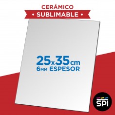 Cerámico / Azulejo 25x35 cm Sublimable / 6mm espesor -...