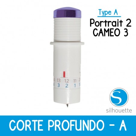 Cuchilla Corte Profundo (A) - Para plotter de corte Silhouette - Para Cameo 3