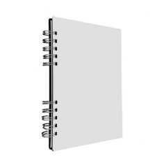 Cuaderno de madera cristal A5 22x15,5cm. - 50 hojas...