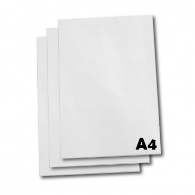 Chapa Blanca de metal A4 (20x30cm) /...