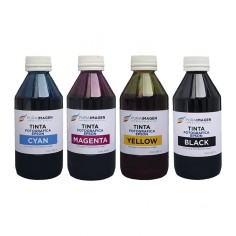 Pack de 4 Tintas Fotográficas Premium (CMYK) x1Lt /...