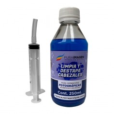 Limpia y destapa Cabezales para tinta Fotográfica x250ml...