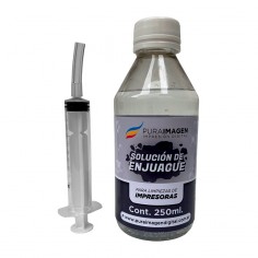 Solución de Enjuague para limpiezas de impresoras x250ml...