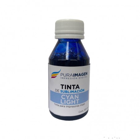 Tinta de Sublimación Cyan light x100ml - Calidad Alemana / Impresoras InkJet