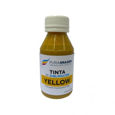 Tinta de Sublimación Amarilla x100ml - Calidad Alemana / Impresoras InkJet