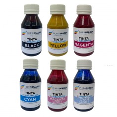 Pack de 6 Tintas de Sublimación (CMYK/Cl/Ml) x600ml -...