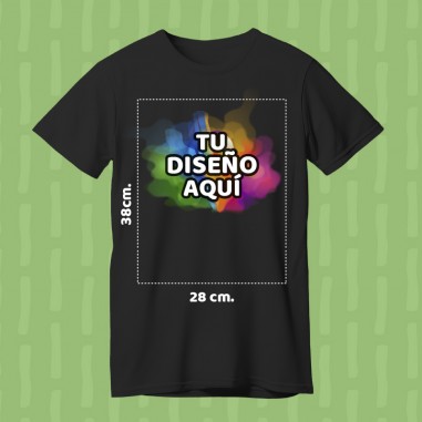 Servicio de estampado Grande por DTF Área máxima: 28x38cm