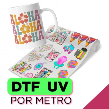 Impresión DTF UV - Por Metro