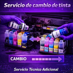 Cambio de tinta - Servicio técnico Adicional