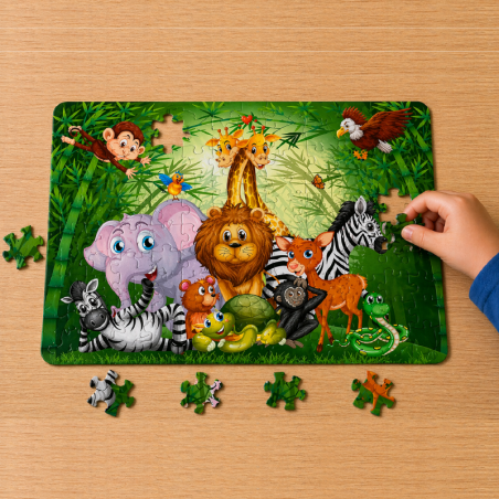 Rompecabeza de 54 piezas de cartón 20x29cm - 350gr / Juego de mesa para Sublimar