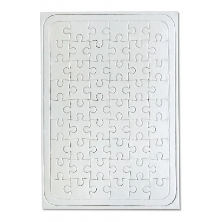 Rompecabeza de 54 piezas de cartón 20x29cm - 350gr / Juego de mesa para Sublimar
