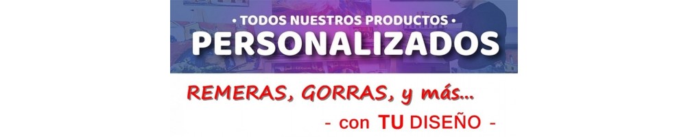 T.Prod.Pers. REMERAS GORRAS...