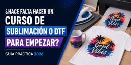 ¿Hace falta hacer un curso de sublimación o DTF para empezar?